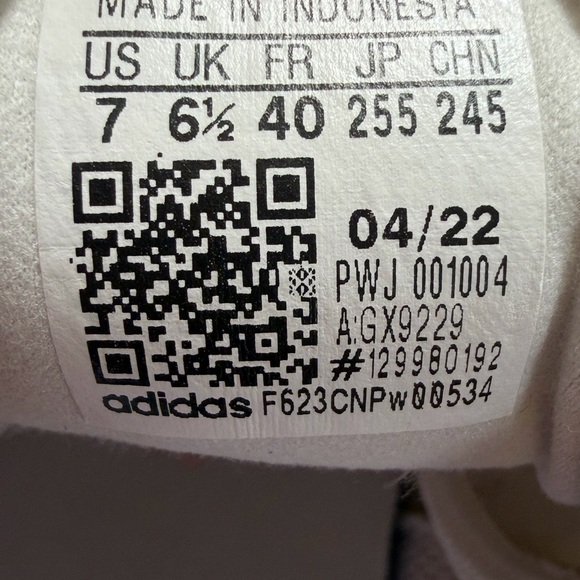 adidas Women’s Pastel Triple-Stripe Platform Sneaker - White Pink Mint Cream - Picture 6 of 6